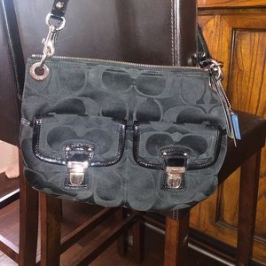 Black Coach Bag! Crossbody & Shoulder Tote
